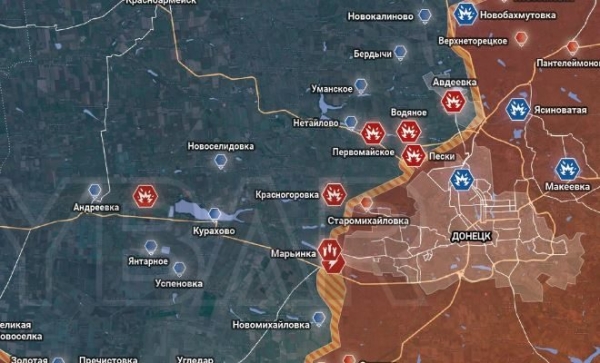 Наступление на Южно-Донецком направлении 15.06.2023 — Времьевский выступ