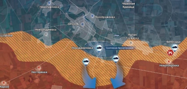 Ореховское направление Украины — обстановка на 12.07.2023 — битва за Орехов