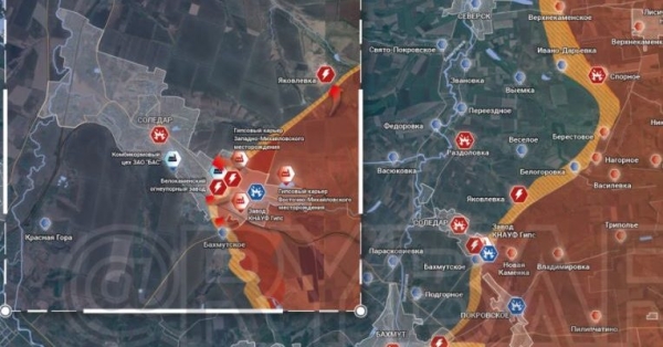 Обстановка на Соледарском фронте Украины на 19.07.2023, Бахмут (Артемовск)